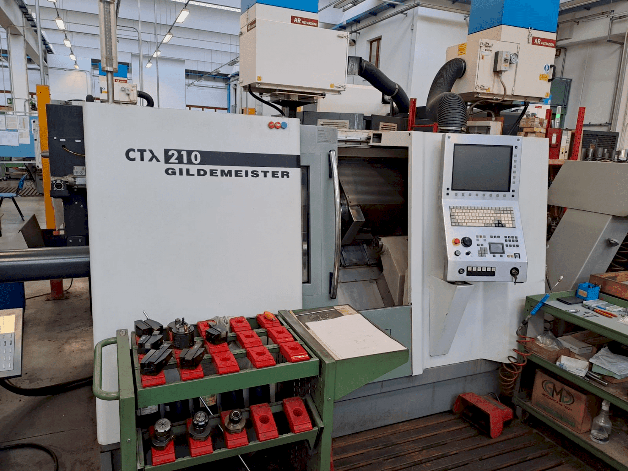 Вид станка Gildemeister CTX 210  спереди