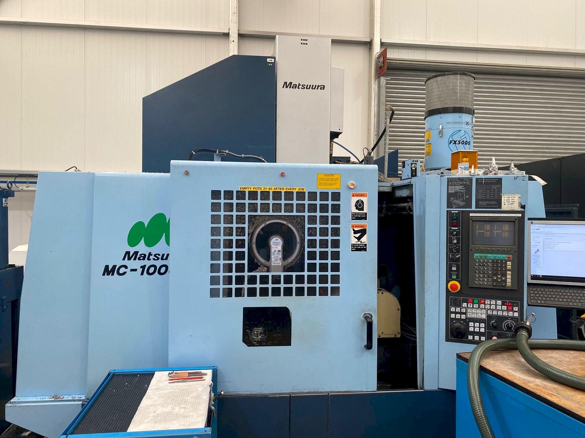 Вид станка Matsuura MC-1000 VGX  спереди