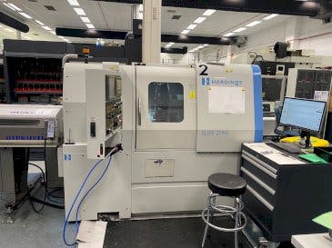 Вид станка HARDINGE Elite 27MS  спереди