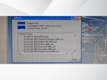 Вид станка ZEISS SPECTRUM 10/16/6  спереди