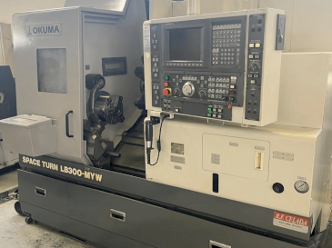 Вид станка Okuma SPACE TURN LB 300 MYW  спереди