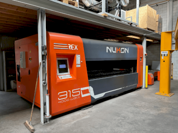 Вид станка NUKON REX PP 315 4kW  спереди